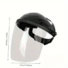 2pcs Black Safety Face Masks for Grinding