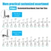 815pcs Stainless Steel Screw Assortment Kit