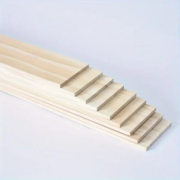 Smooth Natural Basswood Planks for Projects