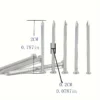300-Piece Spiral Shank Metal Nails Set
