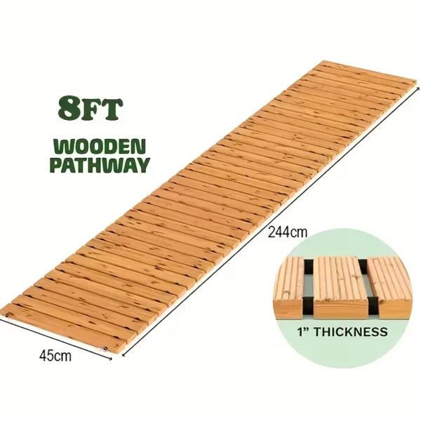 Natural Oak Garden Pathway Decking